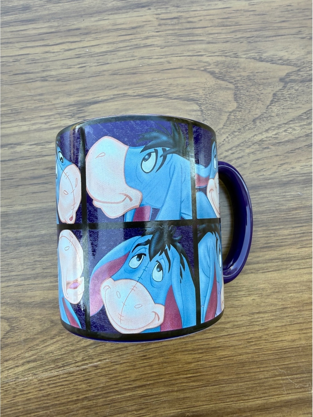 Disney Expressions of Eeyore Cobalt Blue Coffee Mug Cup - 18 OZ
